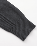 Maglione 100% Cashmere a Coste con Mezza Zip - foto 8