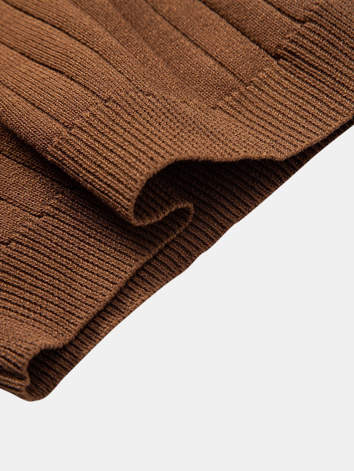 Polo in Maglia a Righe Scollo a V — Modello Leggero - foto 15