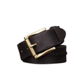 Cintura in Pelle con Inserto Intrecciato — Modello Raj - foto 5