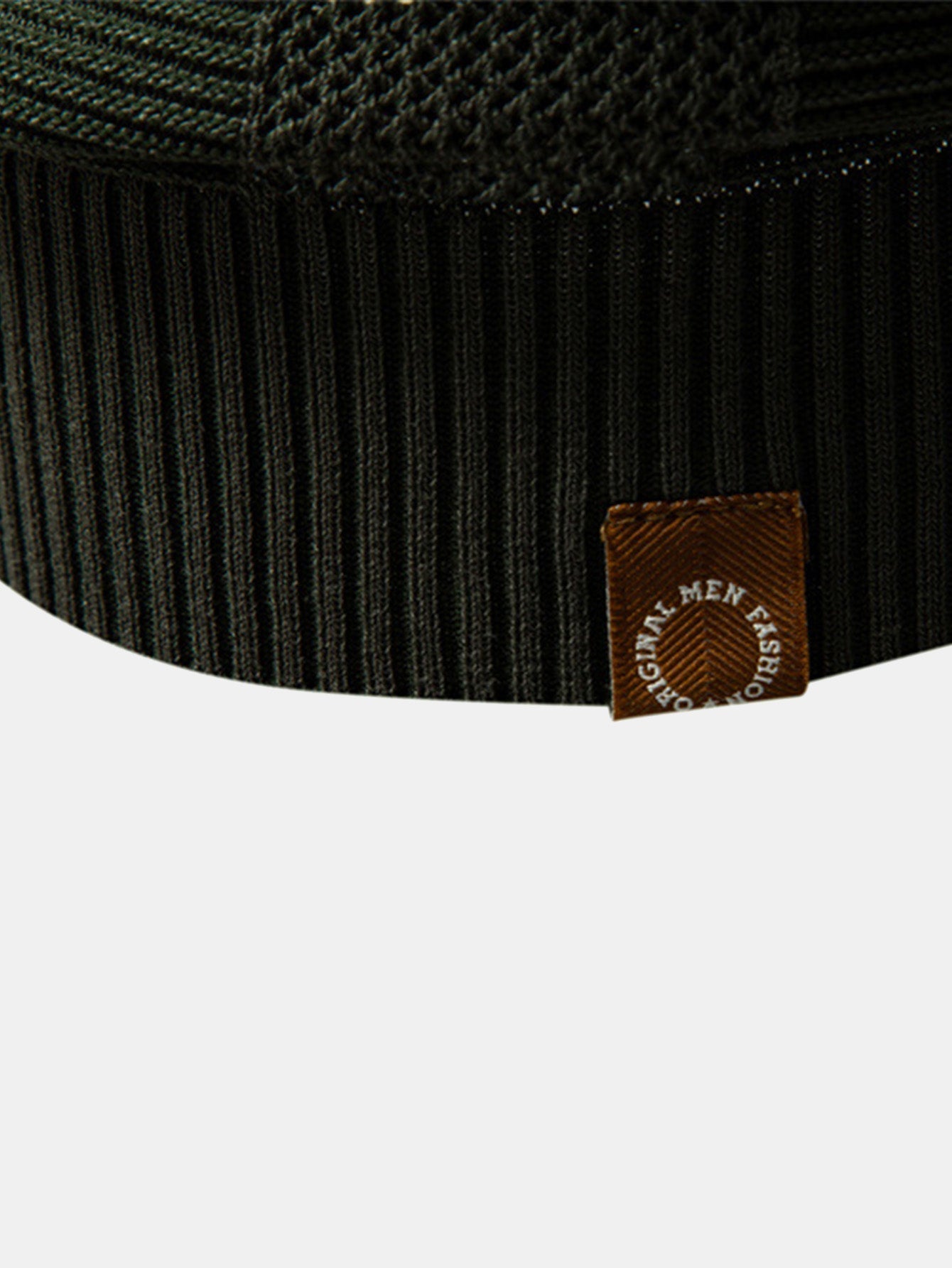 Polo in Maglia Traforata a Righe con Scollo a V - foto 9