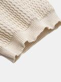Polo Scollo a V in Maglia Jacquard a Onde - foto 12