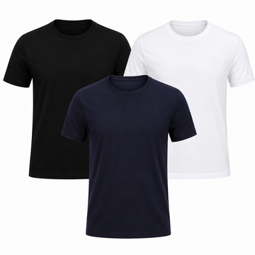 Set 3 T-Shirt Classiche da Uomo - foto 1