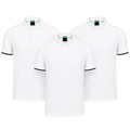 Set 3 Polo Classiche da Uomo — Colori Assortiti - foto 8