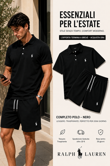 Completo Polo Signature — Polo e Bermuda
