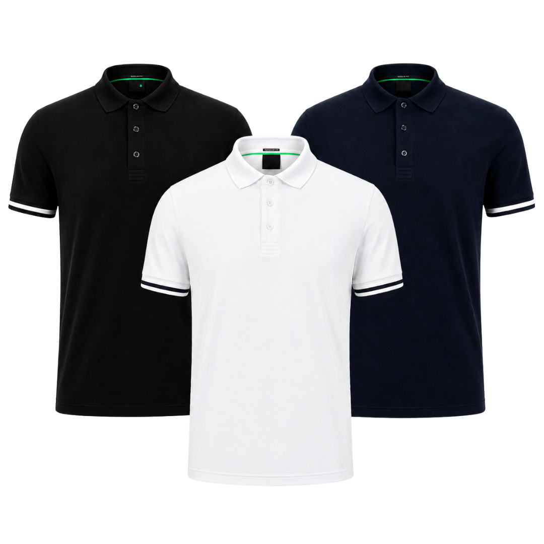 Set 3 Polo Classiche da Uomo - foto 2