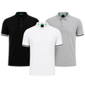 Set 3 Polo Classiche da Uomo — Colori Assortiti - foto 3