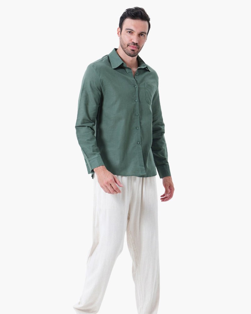 Cape Town — Camicia 100% Lino - foto 10
