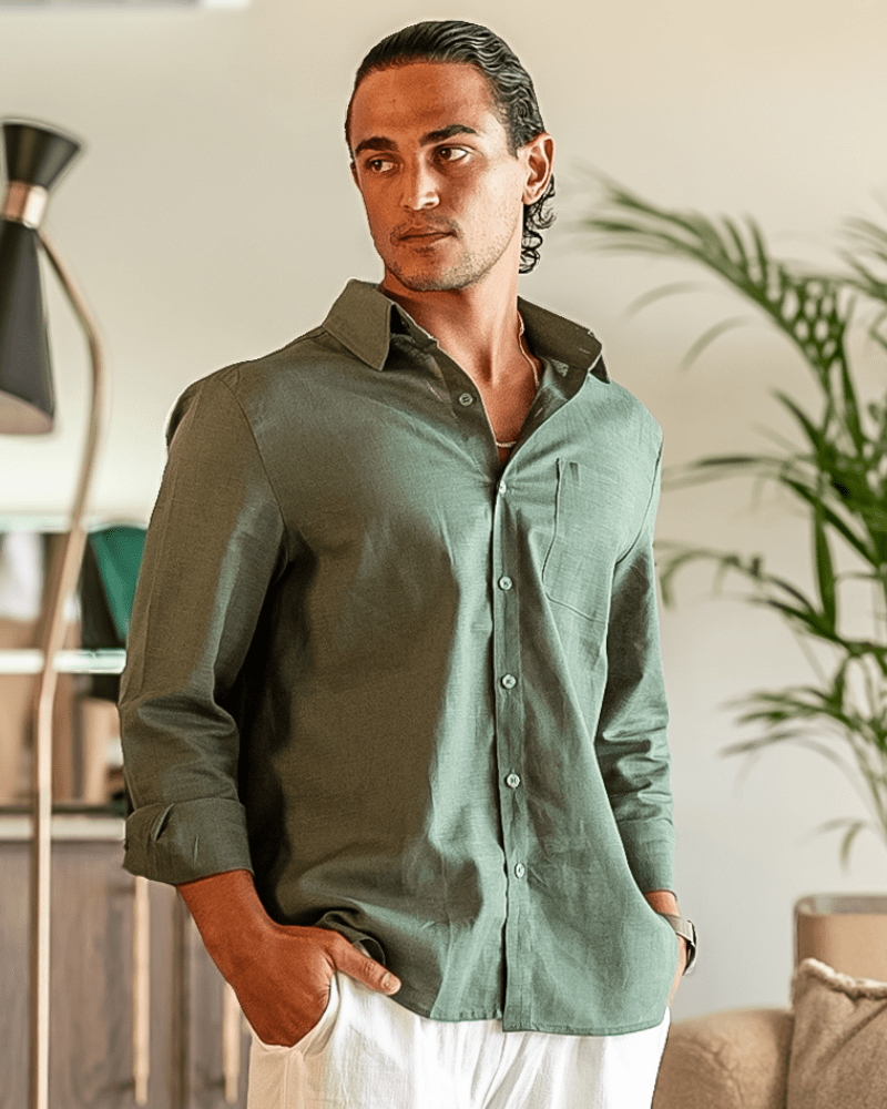 Cape Town — Camicia 100% Lino - foto 8