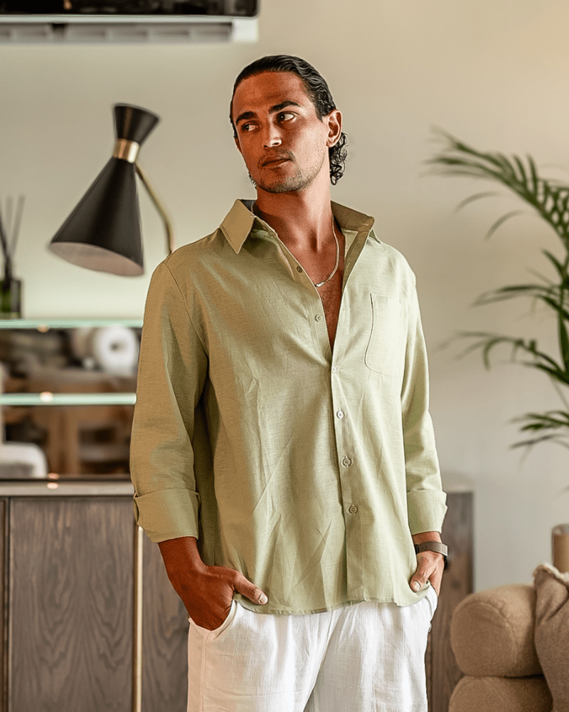 Cape Town — Camicia 100% Lino - foto 16