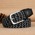 Cintura Casual Intrecciata Elastica — Modello William - foto 7