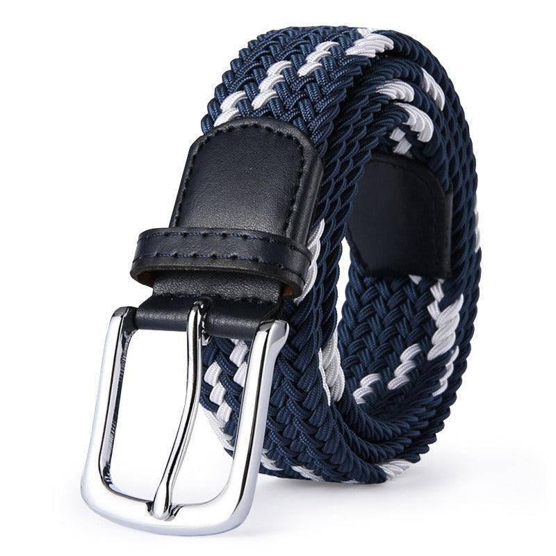 Cintura Casual Intrecciata Elastica — Modello William - foto 3
