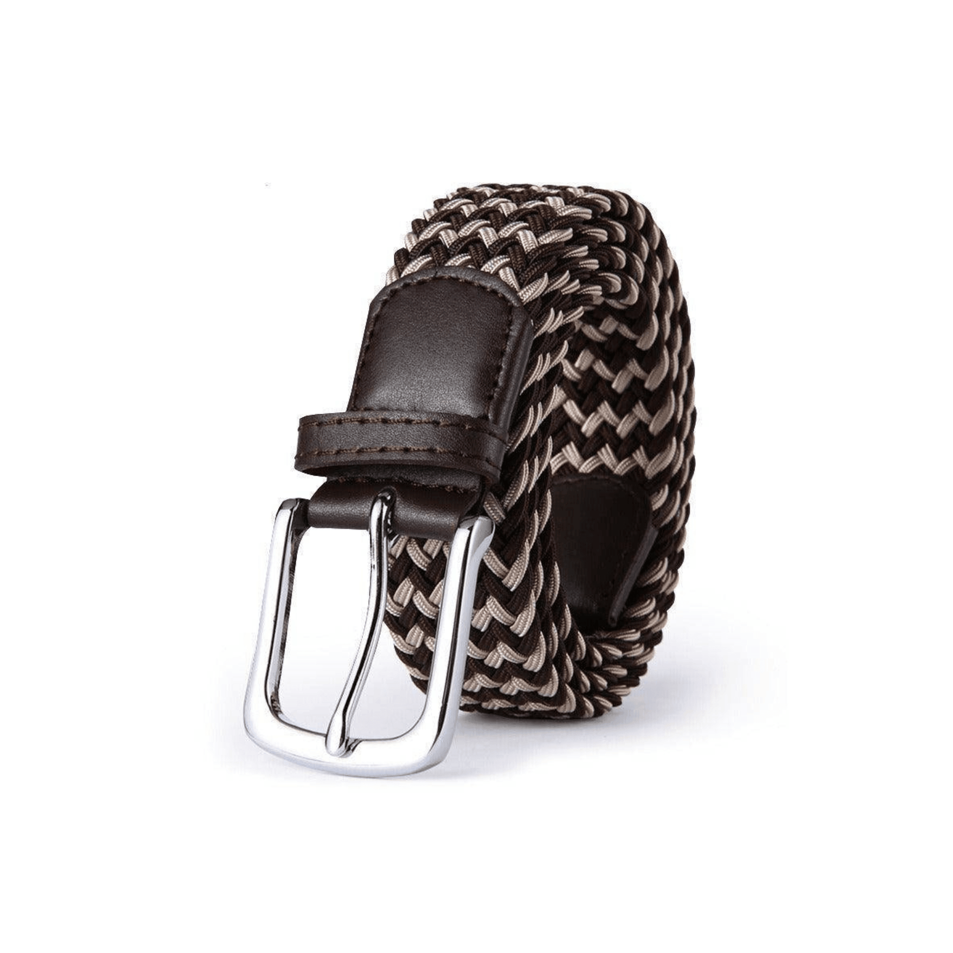 Cintura Casual Intrecciata Elastica — Modello William - foto 4