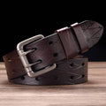 Cintura in Pelle con Doppio Ardiglione — Modello Svetunia - foto 3