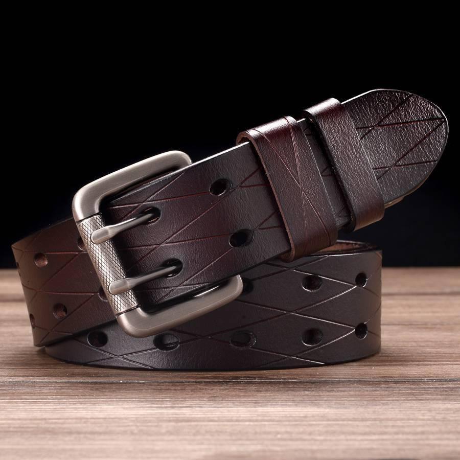 Cintura in Pelle con Doppio Ardiglione — Modello Svetunia - foto 3