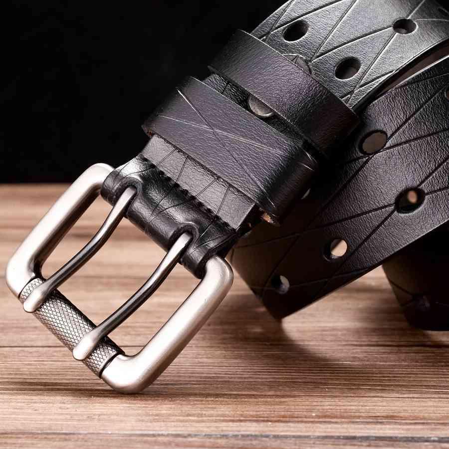 Cintura in Pelle con Doppio Ardiglione — Modello Svetunia - foto 5