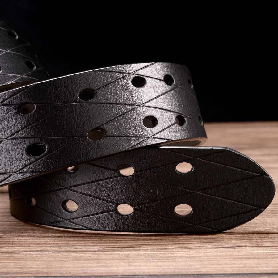 Cintura in Pelle con Doppio Ardiglione — Modello Svetunia - foto 6