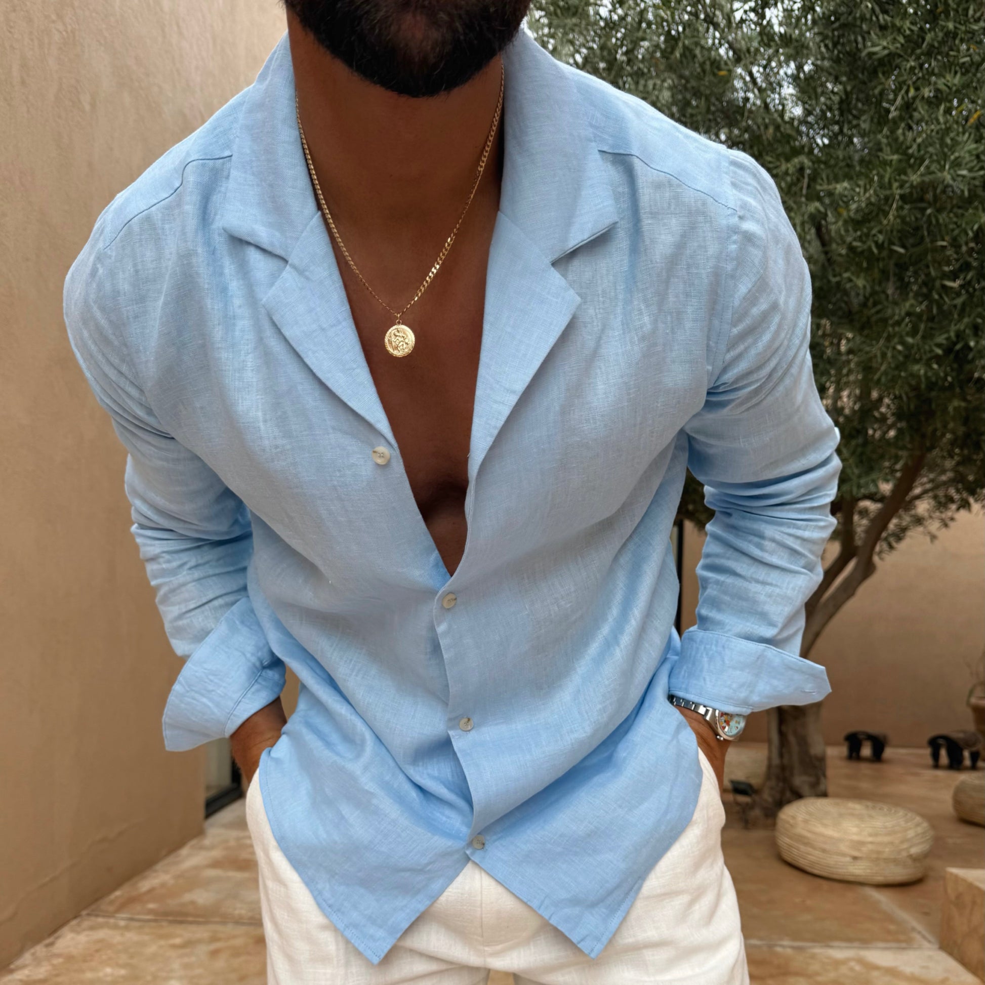 Capri — Camicia in Lino - foto 1