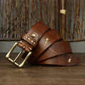 Cintura Everest in Pelle Pieno Fiore - foto 13