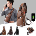 Borsa a Tracolla Classica in Pelle da Uomo - foto 2