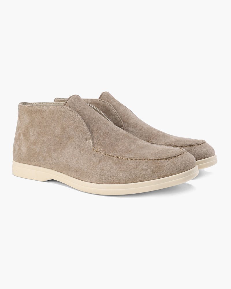 Mocassini Alti in Camoscio — Old Money - foto 4