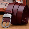 Cintura in Pelle con Fibbia Opaca — Stile Vintage - foto 3